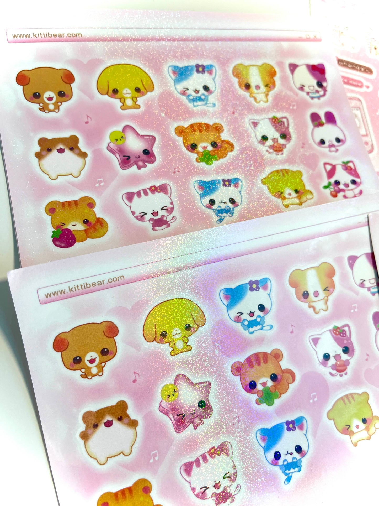 sugar pet friends sticker sheet
