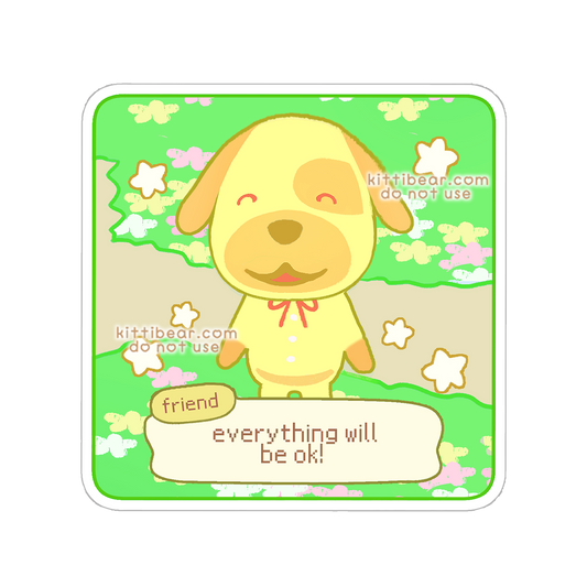 a friend's message sticker
